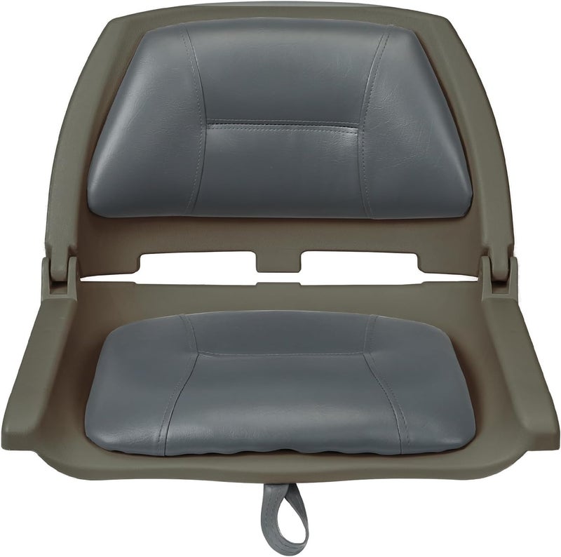 ERGOSEAT كرسي قارب قابل للطي مع وسادة وظهر دعم قارب مارين باسجون - Image 2